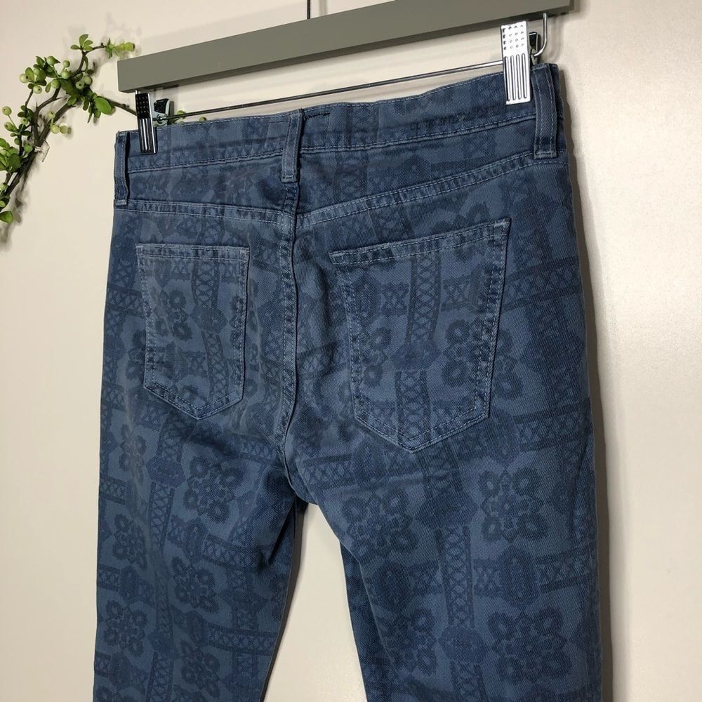 Current Elliot The Stiletto Navy Bandana Jeans - Picture 11 of 12